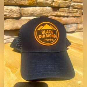 Black Diamond Black and Gold Trucker Hat